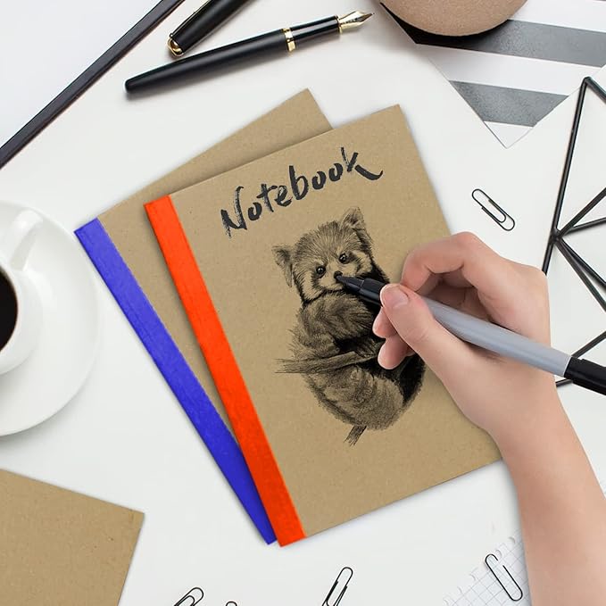 Rosmonde 50 Pack A5 Kraft Journal, Extra Pages - Image 7