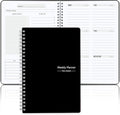 Undated Weekly Planner, Weekly Goals Notebook, A5 To Do List Planner, Habit by KAICNPAPER