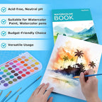Hapikalor 3-Pack 9"x12"Watercolor Paper Pad, Bulk College Essentials, Teacher - Image 3