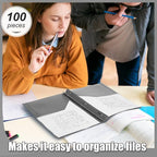 Lincia 100 Pcs Plastic Folders - Image 6