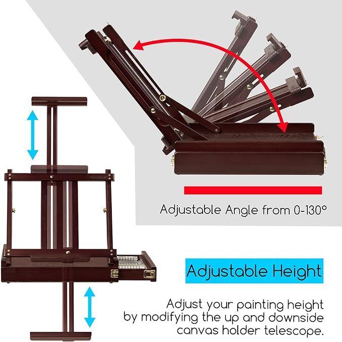 MEEDEN Studio Sketchbox Table Easel - Image 3