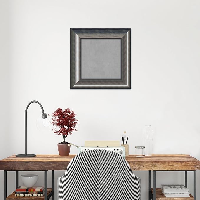Amanti Art Silver Framed Magnetic Board 18x18 X-Small Vision Board - Image 5