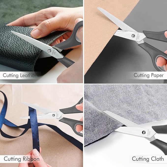 30 Pack Scissors Bulk, 8 Inch Sharp Scissors All Purpose - Image 6