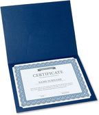 Elite Blue & Blue Parchment Certificate Papers - Image 5