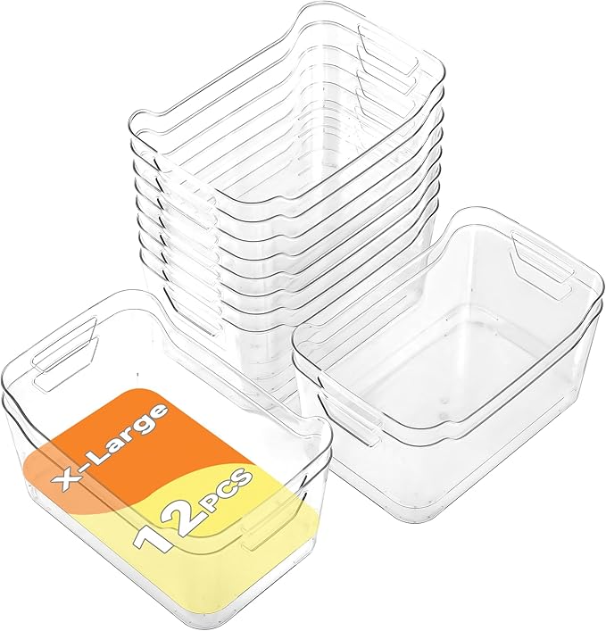 AntStep Clear Plastic Storage Bins by Unknown