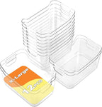 AntStep Clear Plastic Storage Bins by Unknown