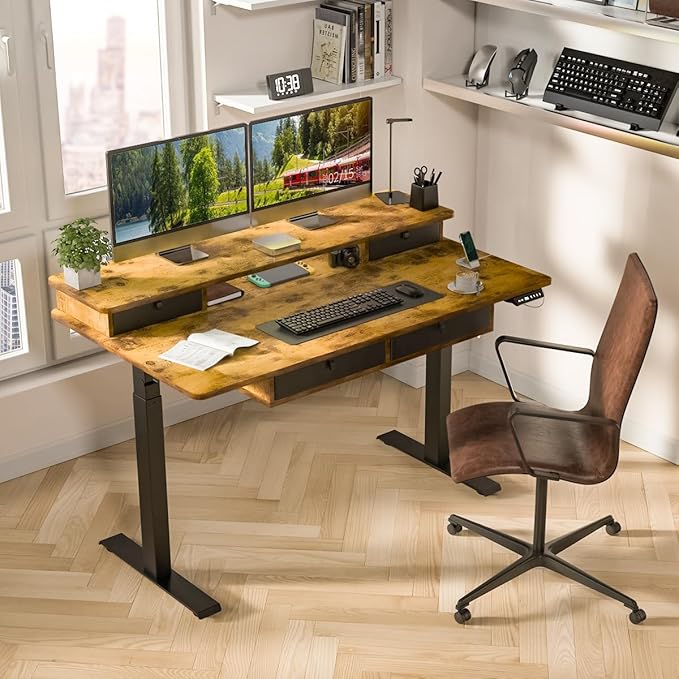 Kingant 55 x 30 Inch Electric Standing Desk - Image 2