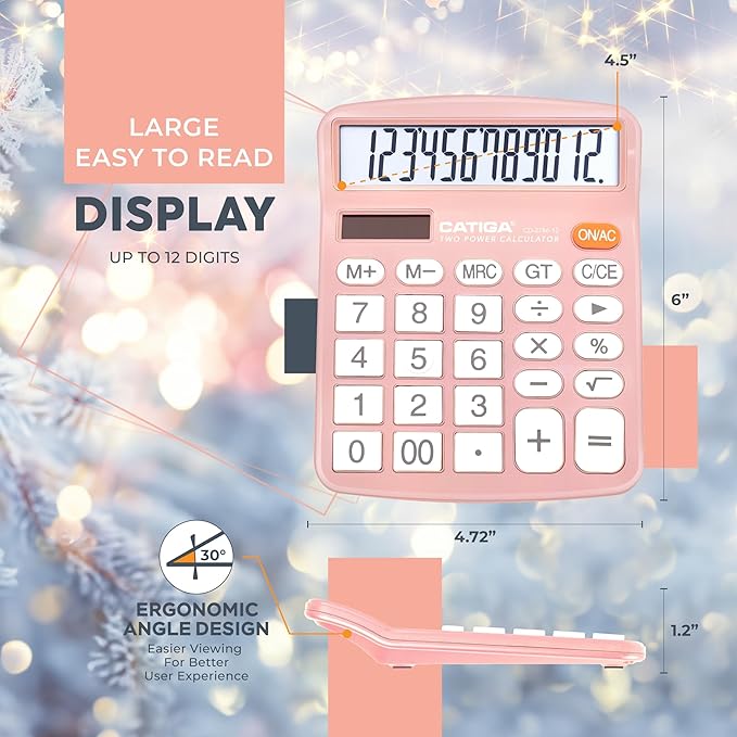 CATIGA 12 Digits Desktop Calculator - Image 4