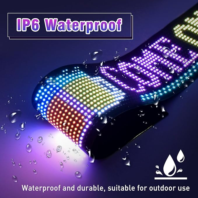 Programmable LED Sign, Scrolling Flexible Advertising Digital Signs, LED Car - Image 2