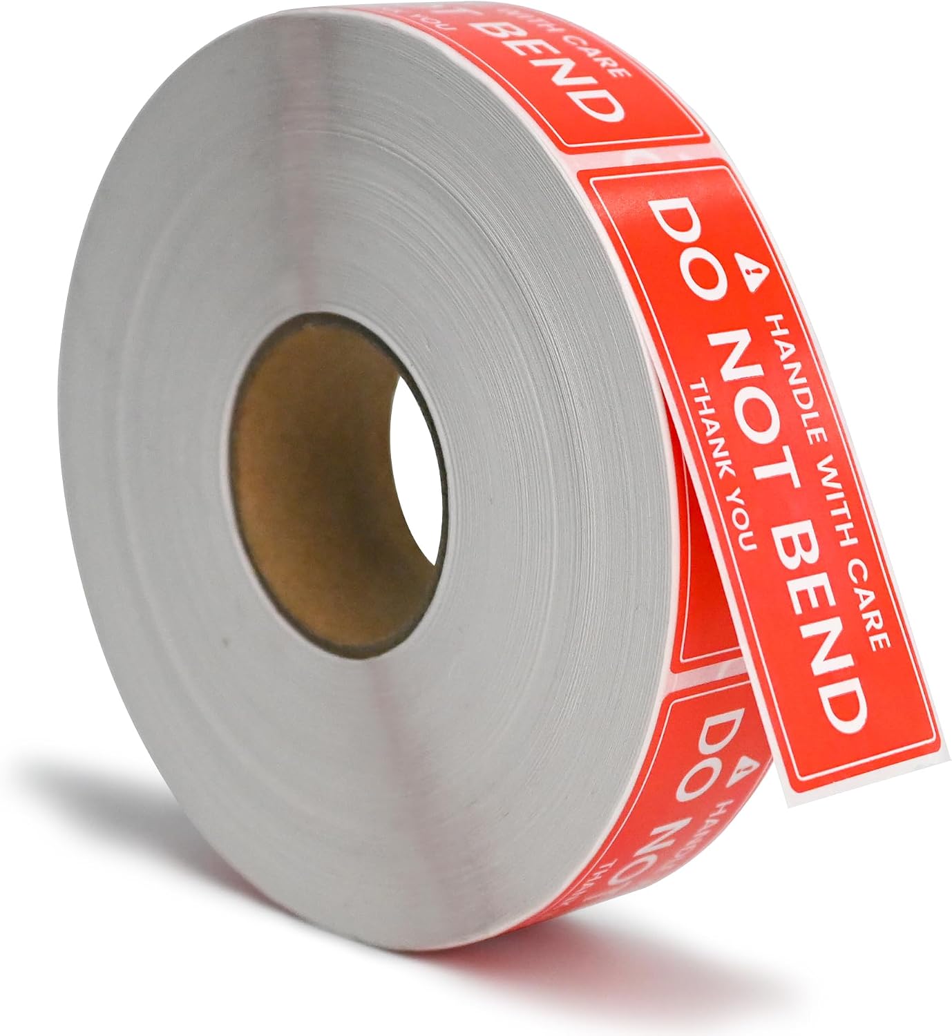 L LIKED 1x3 Inches 1000 Handle with Care - Do Not Bend Stickers | Thank You Shipping Warning Labels for Shipping, Packing & Moving, Permanent Adhesive