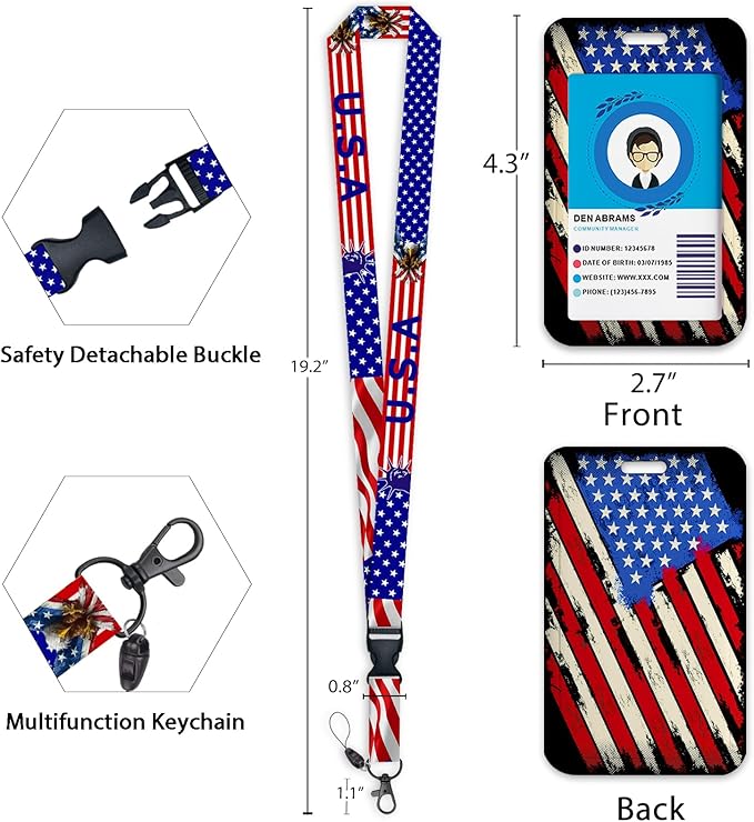 Giancomics 4th of July Lanyards - Image 4
