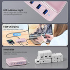 USB C Charger 200W USB C Charger Block, Upgraded GaN III 8-Port Fast Charging - Image 5