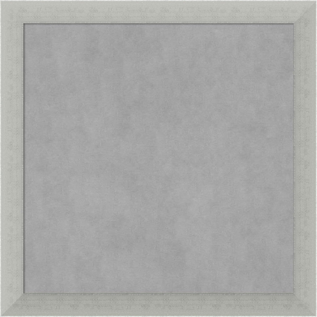 Amanti Art Silver Framed Magnetic Board 14x14 X-Small Vision Board