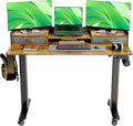 Claiks Standing Desk with Drawers, Stand Up Electric Standing Desk Adjustable