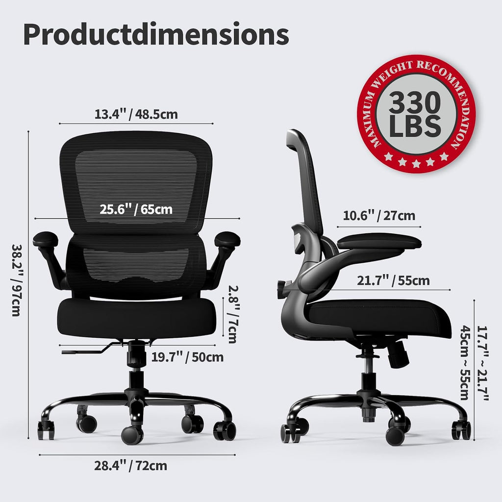 tralt office chair - ergonomic desk chair with shown in use