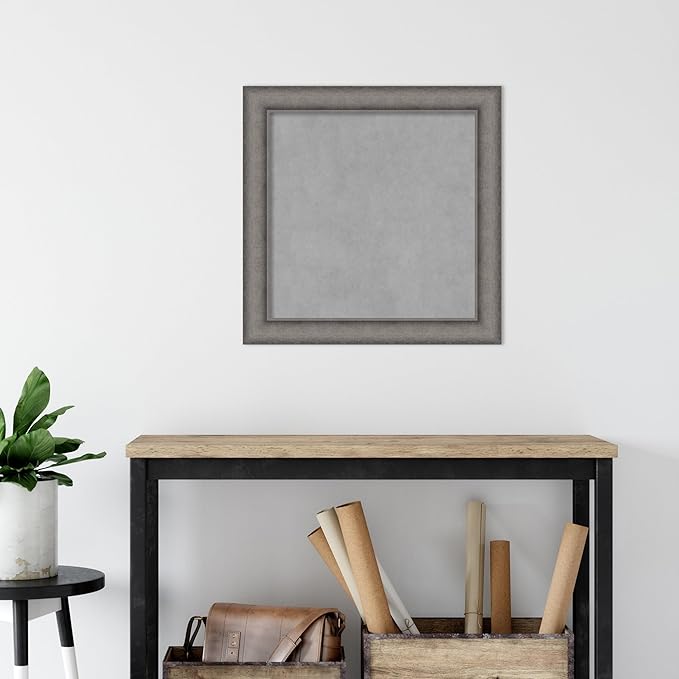 Amanti Art Grey Framed Magnetic Board 24x24 Medium Vision Board - Image 5