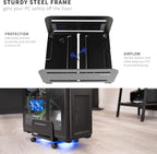 VIVO Large Computer Tower Desktop ATX-Case, CPU Steel Rolling Stand, 7.8 to 14 - Image 4