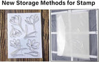 BROTOSPAC 24 PCS Clear Stamps Storage Panels, Resealable Die Cut Storage Bag - Image 2