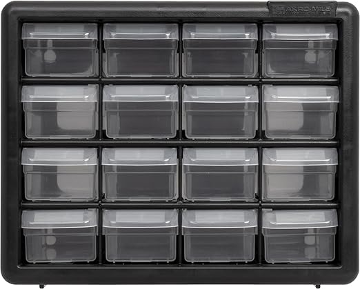 Akro-Mils 16-Drawer Plastic Drawer Storage Cabinet - Image 16