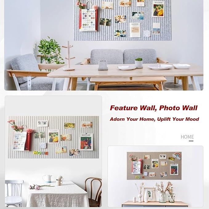 Large Felt Wall Tiles Cork Boards - Image 6