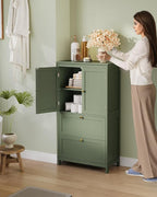 VASAGLE Floor Storage Cabinet, Freestanding Storage Unit - Image 8