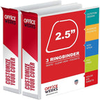 Ring Binder Depot 3, Professional Angle D Ring Binder 2.5 Inch, Presentation by Unknown