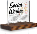 Social Worker Gifts, Thank You Desk Sign by Pariveca