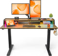 ErGear Standing Desk with LED Strip, 48″ x 24″ Electric Height Adjustable RGB by ErGear