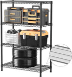 SINGAYE 4 Shelves Wire Storage Shelf 1400LBS Heavy Duty Storage Shelving Unit - Image 5