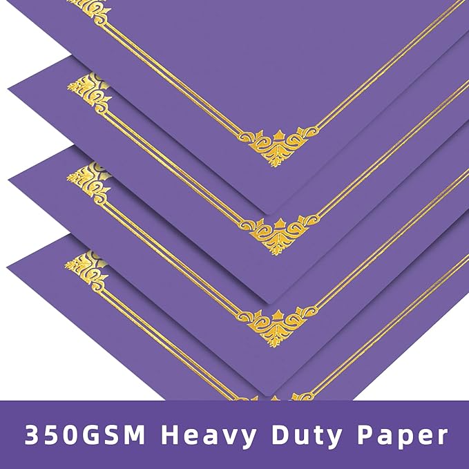 HAUTOCO 50 Packs Certificate Holders, Document Award Covers Certificate Folders - Image 4
