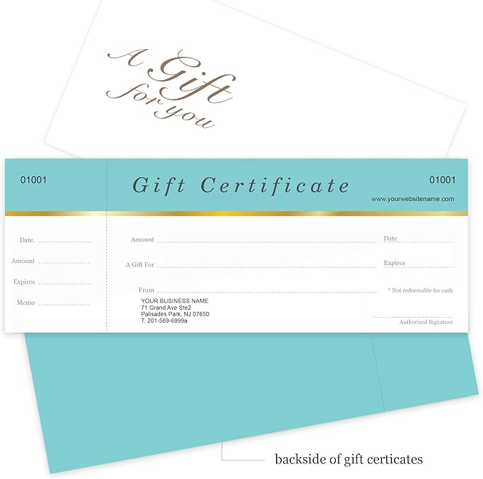 IMPACTONLINEPRINTING Custom Gift Certificates Cards - Image 3
