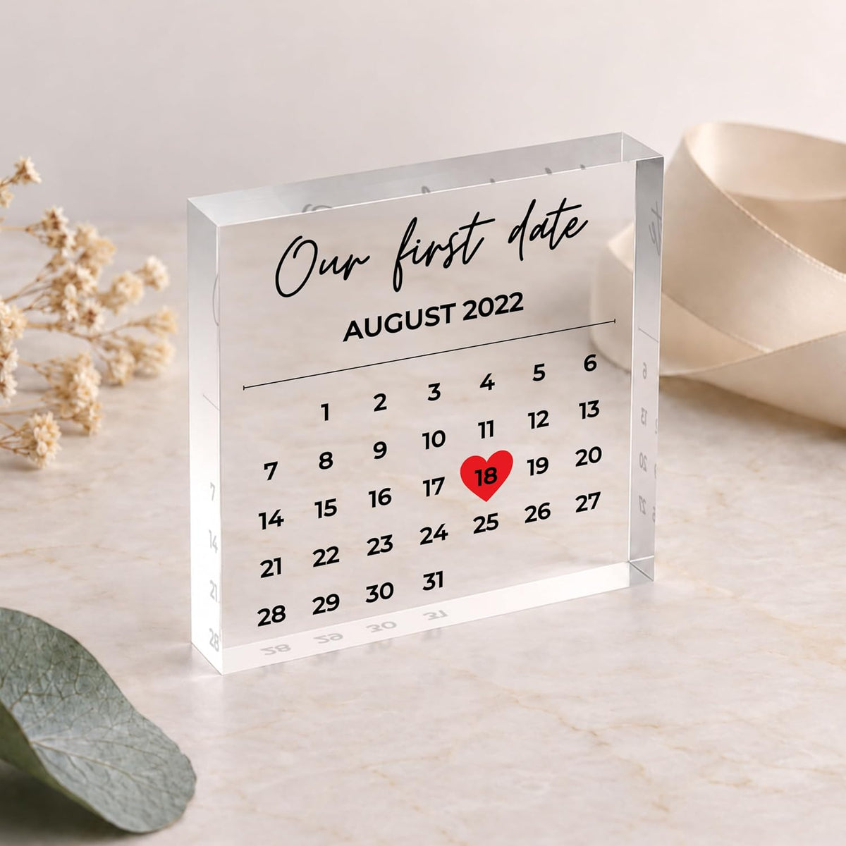 Personalized Anniversary Calendar Gift – Romantic Gift Wedding Gifts for Anni...