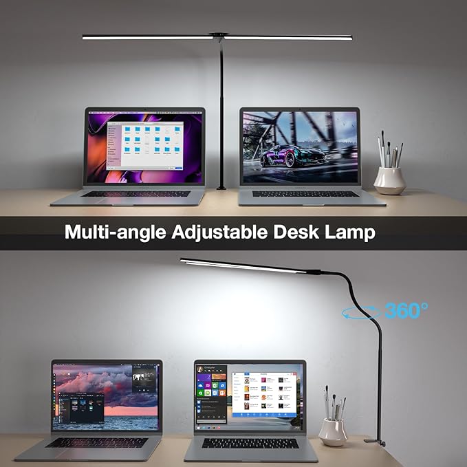 Hensam Desk Lamp for Office Home, 31.5" Desktop Lighting Bar - Image 4