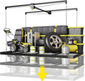 fero overhead garage storage rack 4x8, 500 lb, main product view