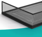 AZFUNN Wire Mesh Letter Trays Paper Tray Desk File Organizer, 2 Pack Stackable - Image 6