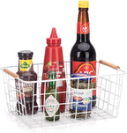 HDYOUDO Metal White Wire Basket, Food Storage Organizer - Image 7