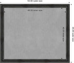 Amanti Art Black Framed Magnetic Board 45x53 Oversize Vision Board - Image 4
