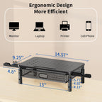 zimilar 2 pack monitor stand riser with metal, package contents