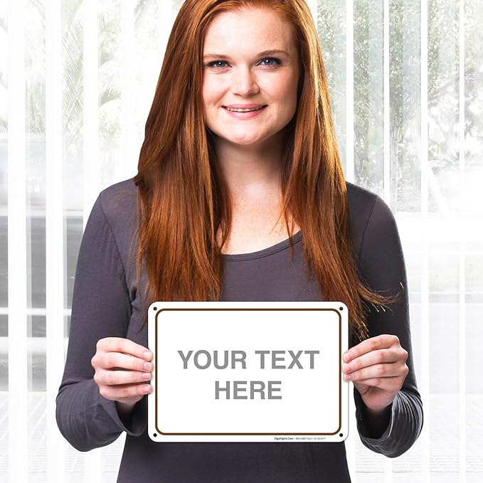 Custom Sign, Personalized Metal Signs, Customize - Image 2