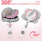 Aoryalps Open Mind Retractable Badge Reel Holder Retractable - Image 4