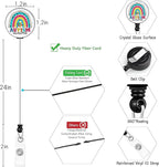 ID Badge Holder with Lanyard, Autism Awareness Retractable Badge Holders Reels - Image 6