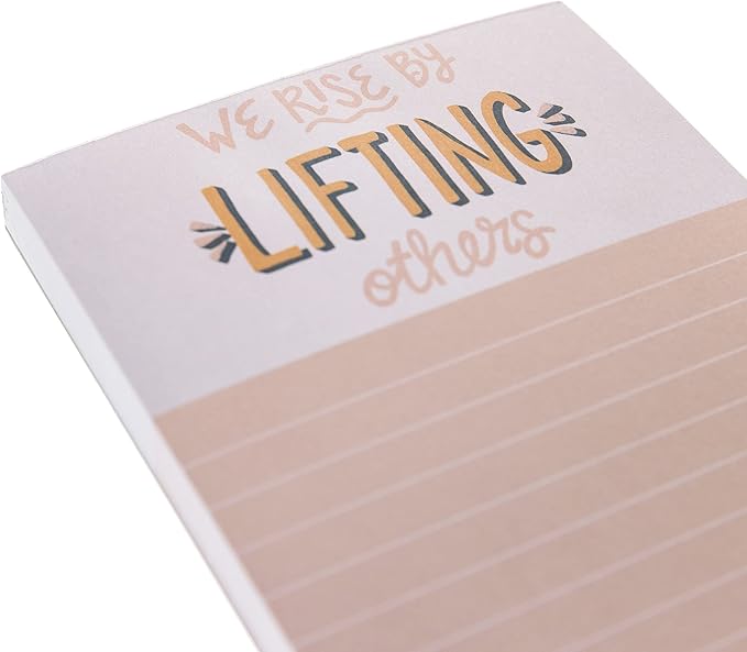 Graphique “We Rise” Magnetic Notepad | 100 Tear-Away Sheets | Grocery, To-Do - Image 3