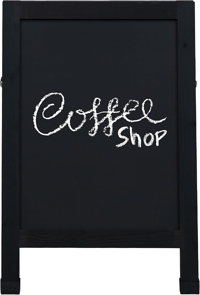 Sunnydaze Magnetic A-Frame Chalkboard Sign - Image 5