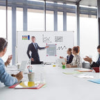 Max-officoo Mobile Whiteboard 72"x40" Magnetic Dry Erase White Boards on Wheels - Image 3