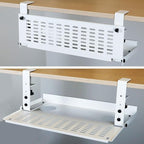 AEONS Universal Under Desk Cable Management Tray-Clamp Mount Hinged Swing by AEONS