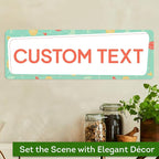 Custom Sign, Custom Street Sign, 11 Font Colors, 13 Font Styles, 4 Hole Options - Image 4