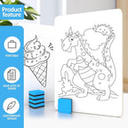 Dry Erase LapBoards, PANDRI 6 Pack Double Sided 12.5 x 9 Inch Whiteboards - Image 5