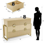 LGHM Fluted Dresser for Bedroom - Image 2