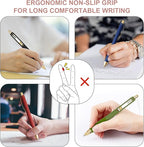Linbsunne Gel Pens Black Ink Pen 0.5mm fine Point Pens Smooth Writing - Image 7