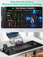 Mouse Pad for Stock Enthusiast, Wireless Charging Desk Pad - Image 6